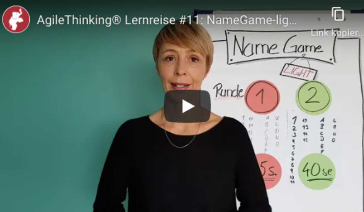 AgileThinking® Lernreise #11: NameGame-Light mit Isa Triesch