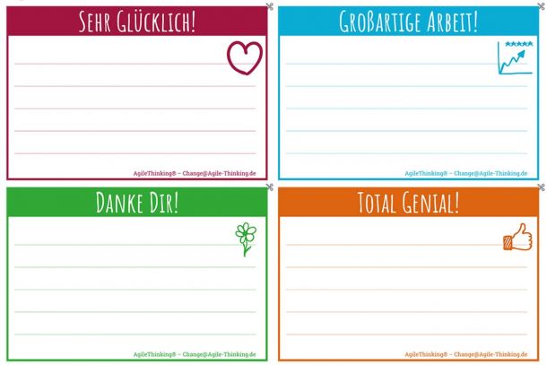 Download: Kudos Karten-Set