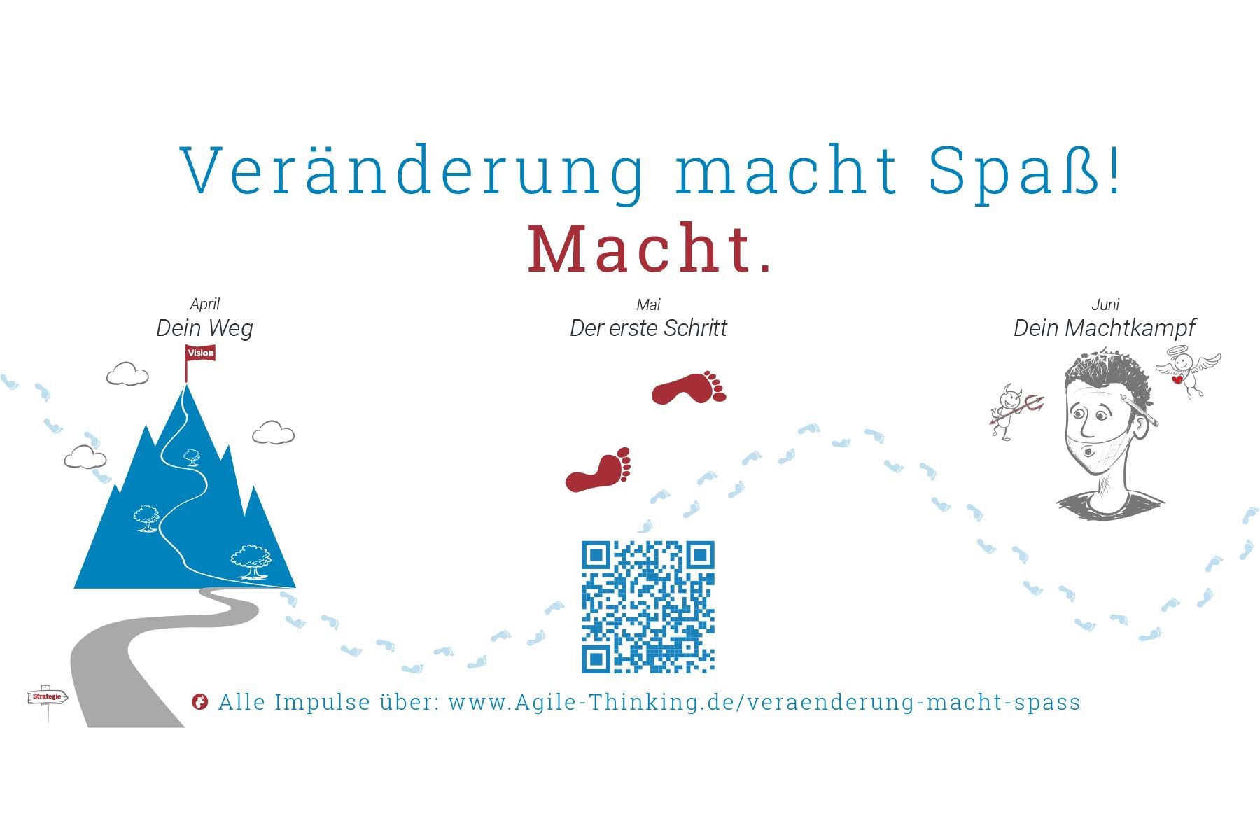 Veränderung macht Spaß! AgileThinking® Kampagne 2021 Q2